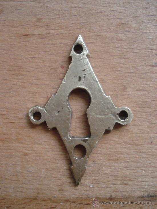 Antig&uuml;edades: BOCALLAVE BRONCE DORADO - Foto 1