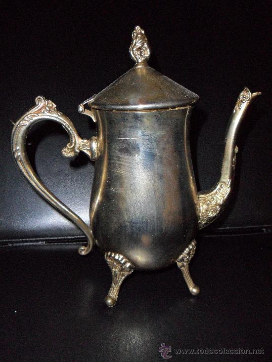 Antig&uuml;edades: CAFETERA tetera ANTIGUA DE METAL - Foto 2