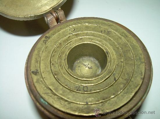 Antig&uuml;edades: PONDERALES PARA PESAR POLVO DE ORO. - Foto 5