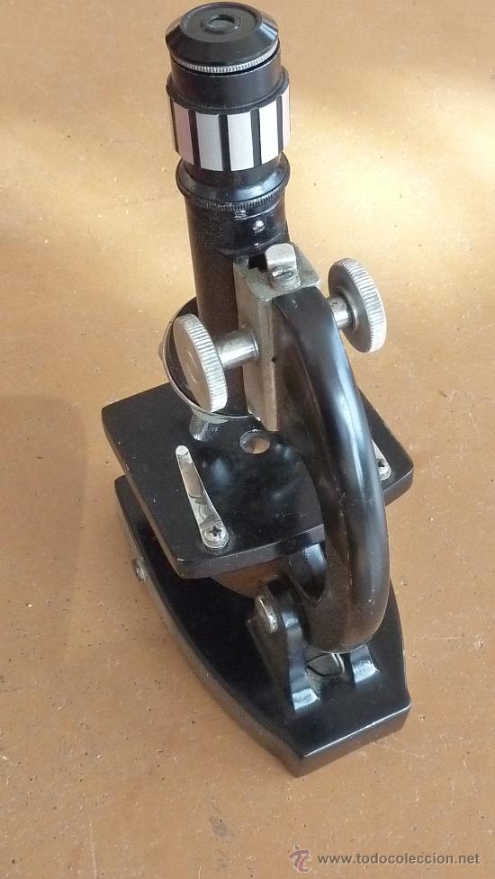 Antigüedades: Antiguo microscopio marca Denkar zoom 50x-900x. en su caja original. - Foto 5 - 29699662
