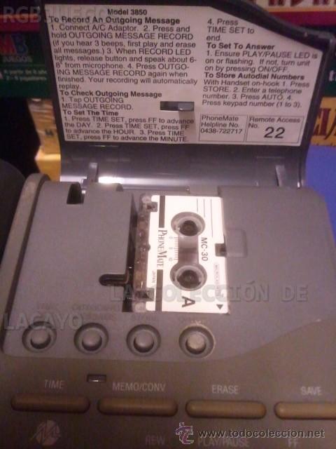 Tel&eacute;fonos: CASIO PHONO MATE 3850 CON CONTESTADOR - Foto 3