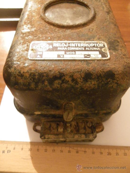 Antig&uuml;edades: Interruptor reloj para corriente alterna de la marca Orbis - Foto 5
