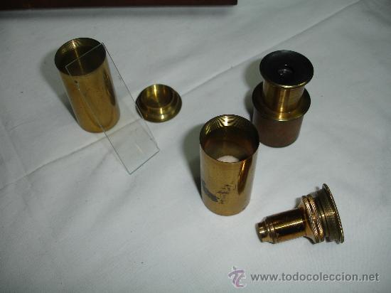 Antig&uuml;edades: Precioso microscopio Ingl&eacute;s / Alrededor de 1880 - Foto 8