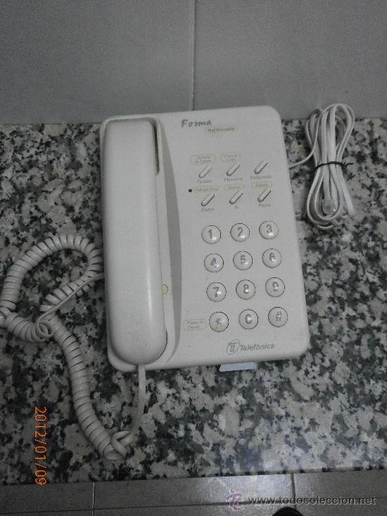 Tel&eacute;fonos: TELEFONO FORMA DE TELEFONICA - Foto 1