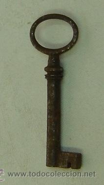 Antig&uuml;edades: LLAVE ANTIGUA longitud 8 cms. - Foto 1