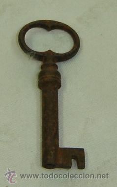 Antig&uuml;edades: LLAVE ANTIGUA longitud 8 cms. - Foto 1