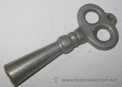 Antig&uuml;edades: ANTIGUA LLAVE DE ALUMINIO - Foto 1