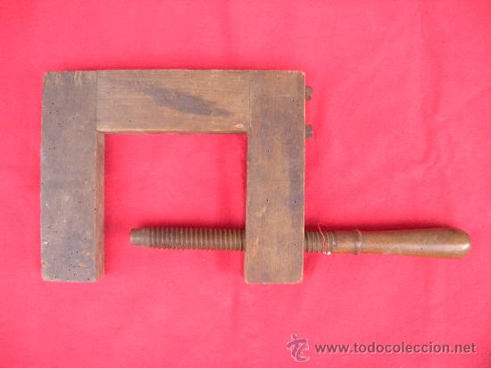 Antig&uuml;edades: ANTIGUO GATO, SARGENTO, TORNIQUETE DE MADERA. - Foto 4