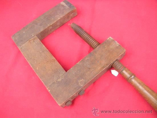 Antig&uuml;edades: ANTIGUO GATO, SARGENTO, TORNIQUETE DE MADERA. - Foto 2