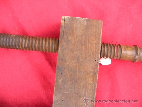 Antig&uuml;edades: ANTIGUO GATO, SARGENTO, TORNIQUETE DE MADERA. - Foto 3