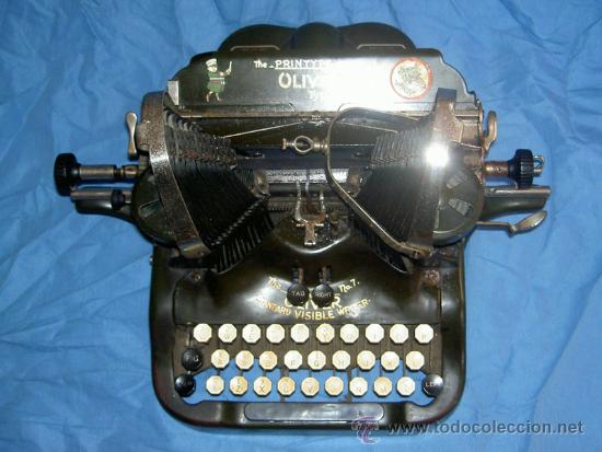 Antig&uuml;edades: MAQUINA DE ESCRIBIR OLIVER N&ordm; 7 - Foto 2