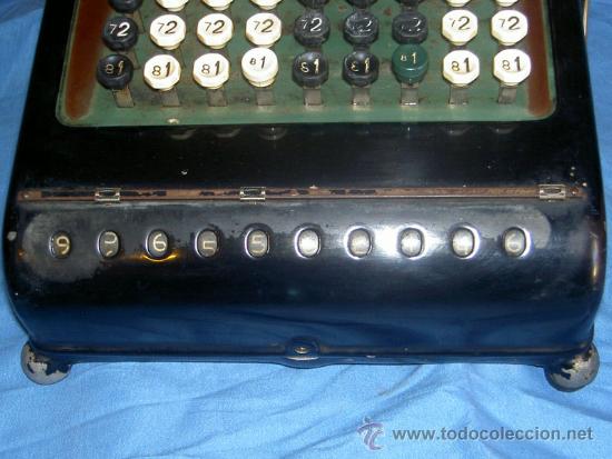 Antig&uuml;edades: ANTIGUA CALCULADORA SUMADORA MANUAL - Foto 5