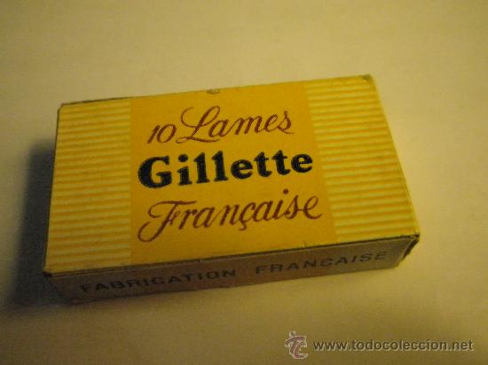 Antig&uuml;edades: CAJA CON 10 HOJAS-GILLETTE-COLECCIONISTAS - Foto 1