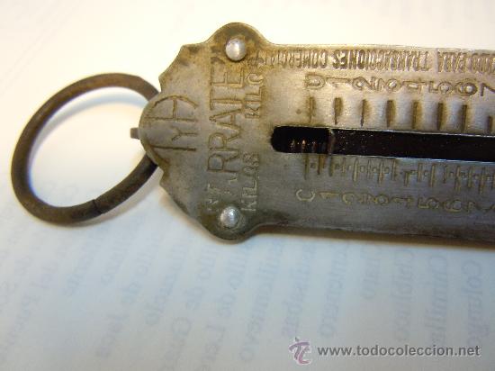 Antig&uuml;edades: PESO DE RESORTE ANTIGUO MARCA ARRATE - Foto 4