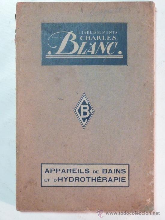 Antig&uuml;edades: CHARLES BLANC / CAT&Aacute;LOGO DE BA&Ntilde;OS E HIDROTERAPIA - 1925 - Foto 1