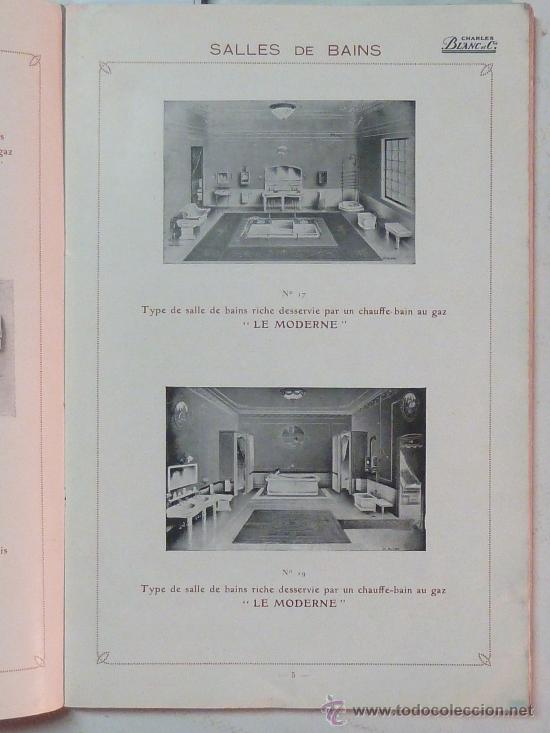 Antig&uuml;edades: CHARLES BLANC / CAT&Aacute;LOGO DE BA&Ntilde;OS E HIDROTERAPIA - 1925 - Foto 3
