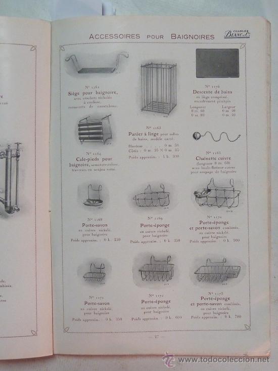Antig&uuml;edades: CHARLES BLANC / CAT&Aacute;LOGO DE BA&Ntilde;OS E HIDROTERAPIA - 1925 - Foto 5