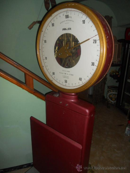 Antig&uuml;edades: GRAND BASCULA SOLER - BARCELONA  100 KILOS - Foto 2