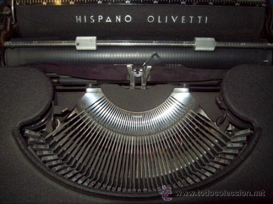 Antig&uuml;edades: M&Aacute;QUINA DE ESCRIBIR HISPANO OLIVETTI STUDIO 46 - Foto 3