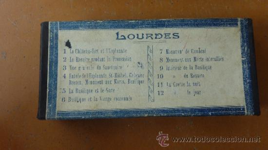 Antigüedades: Esteoroscopio o visor esteoroscopico con sus fotos de Lourdes. - Foto 8 - 30971268