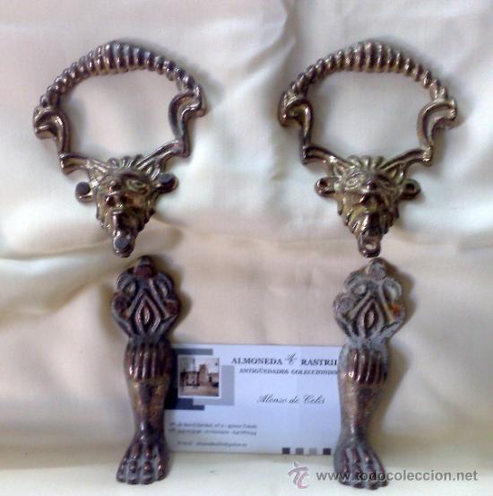 Antig&uuml;edades: HERRAJES ANTIGUOS PARA MUEBLE. - Foto 2
