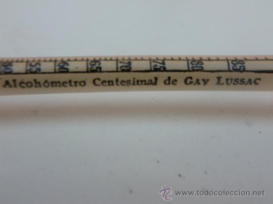 Antig&uuml;edades: Alcoh&oacute;metro centesimal de Gay-Lussac - Foto 3