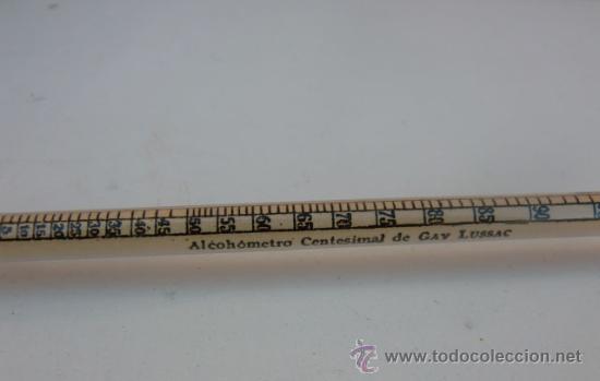 Antig&uuml;edades: Alcoh&oacute;metro centesimal de Gay-Lussac - Foto 4