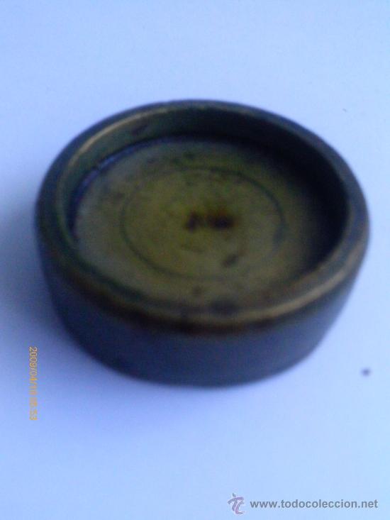 Antig&uuml;edades: PESA DE 100 GRAMOS. BRONCE Y PLOMO - Foto 1