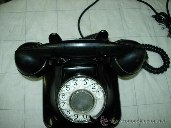 Tel&eacute;fonos: Telefono de baquelita - Foto 3