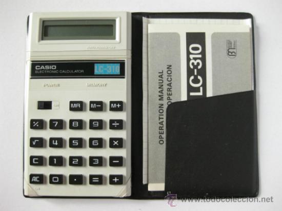 Antig&uuml;edades: CALCULADORA CASIO LC-310 - ELECTRONIC CALCULATOR - Foto 2