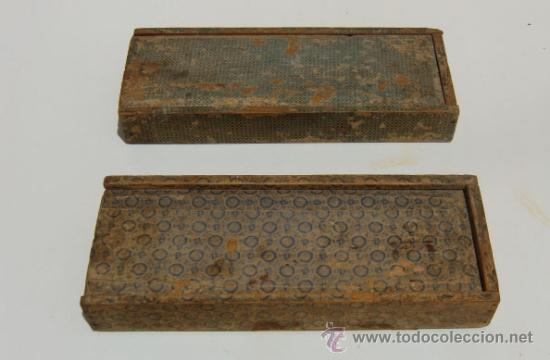 Antig&uuml;edades: Linterna m&aacute;gica marca E.P. con placas - Foto 17