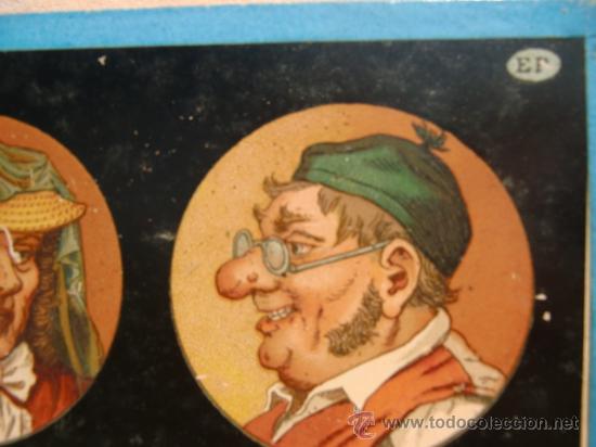 Antig&uuml;edades: Linterna m&aacute;gica marca E.P. con placas - Foto 25