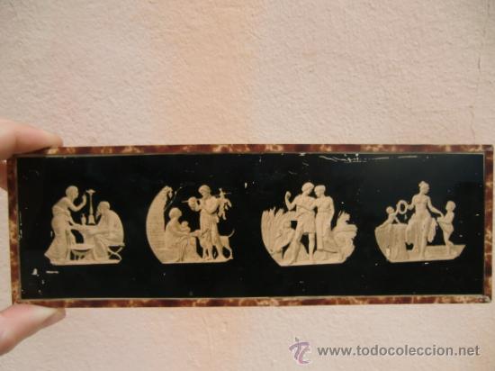 Antig&uuml;edades: Linterna m&aacute;gica marca E.P. con placas - Foto 20