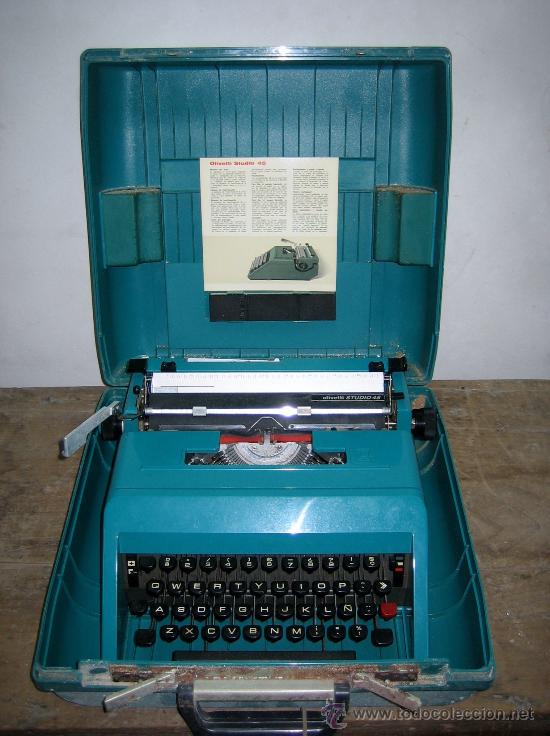 Antig&uuml;edades: MAQUINA DE ESCRIBIR OLIVETTI ESTUDIO 45 - Foto 1