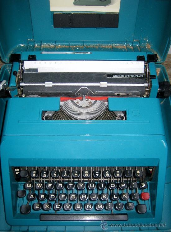Antig&uuml;edades: MAQUINA DE ESCRIBIR OLIVETTI ESTUDIO 45 - Foto 2