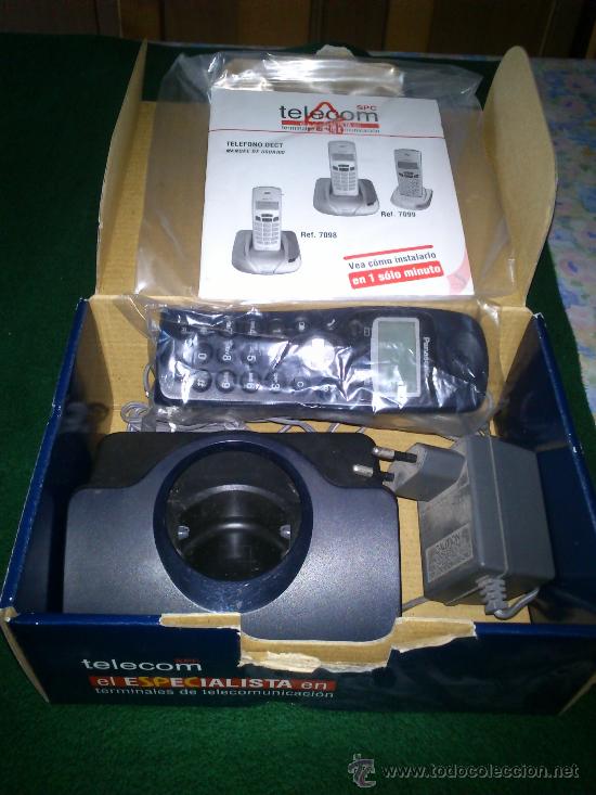 Tel&eacute;fonos: Tel&eacute;fono Inal&aacute;mbrico Telecom En Su Caja Original. - Foto 2