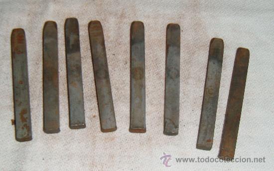 Antig&uuml;edades: buriles para grabar letras y numeros antiguos - Foto 1