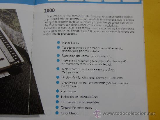 Tel&eacute;fonos: TELEFONO DE ALTAS PRESTACIONES - TELYCO 2000 - Foto 5
