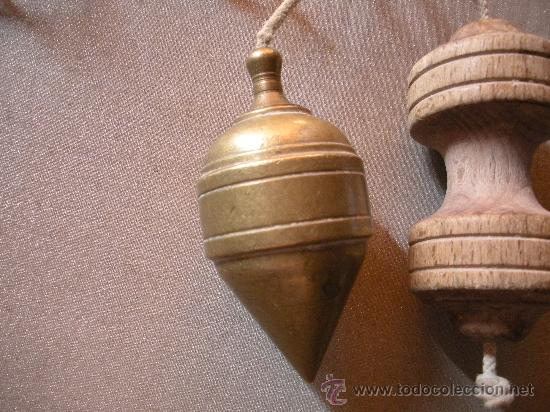 Antig&uuml;edades: plomada antigua de bronce - Foto 4