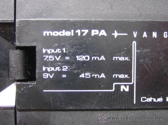 Antig&uuml;edades: Calculadora VANGUARD Electronic X.805 Modelo:17PA. Funciona - Foto 8