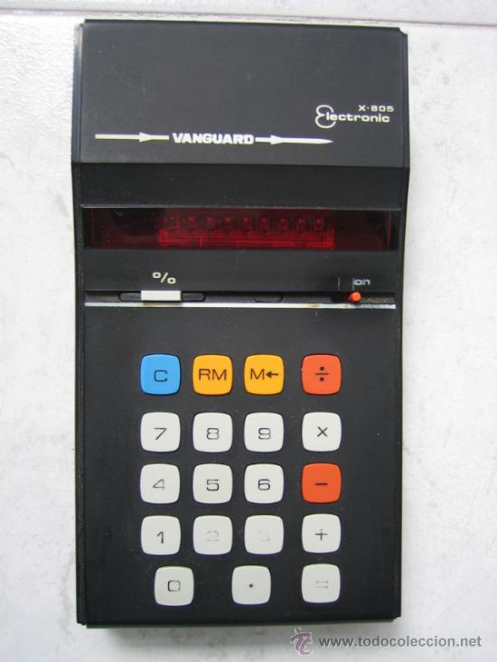 Antig&uuml;edades: Calculadora VANGUARD Electronic X.805 Modelo:17PA. Funciona - Foto 1
