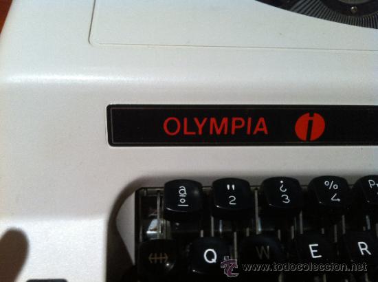Antigüedades: Antigua máquina de escribir Olimpia Alfhamatic, como nueva. - Foto 2 - 32382950