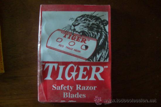 Antig&uuml;edades: Hojas de afeitar TIGER 10 cajas - Foto 1