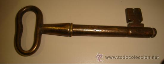 Antig&uuml;edades: LLAVE DE HIERRO. 17 CM LARGO. LIMPIA - Foto 1