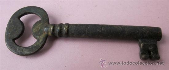 Antig&uuml;edades: LLAVE de hierro bronce - Foto 2