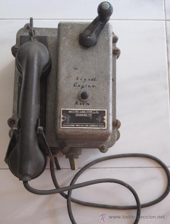 Tel&eacute;fonos: ANTIGUO TELEFONO DE BARCO - MUY S&Oacute;LIDO - Foto 1