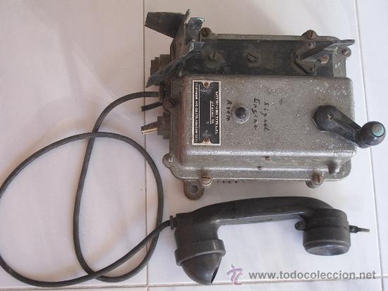 Tel&eacute;fonos: ANTIGUO TELEFONO DE BARCO - MUY S&Oacute;LIDO - Foto 3