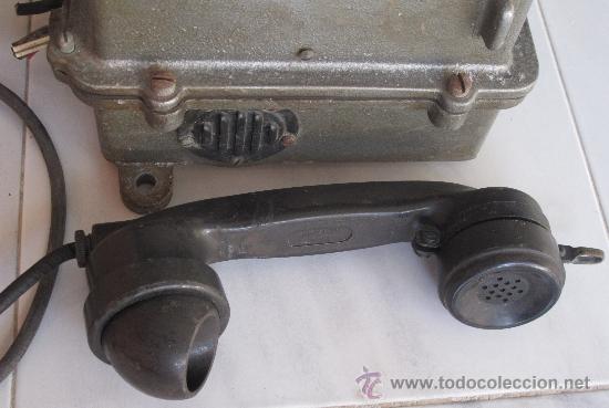 Tel&eacute;fonos: ANTIGUO TELEFONO DE BARCO - MUY S&Oacute;LIDO - Foto 4
