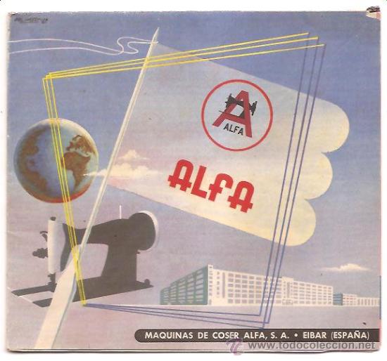 Antig&uuml;edades: CAT&Aacute;LOGO M&Aacute;QUINAS DE COSER ALFA - Foto 1