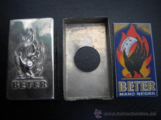 Antig&uuml;edades: HOJA DE AFEITAR BETER CON ESTUCHE DE METAL - Foto 1